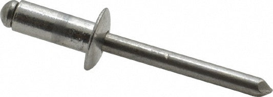 RivetKing ABA86/P100 Open End Blind Rivet Size 86, Dome Head, Aluminum Body, Aluminum Mandrel