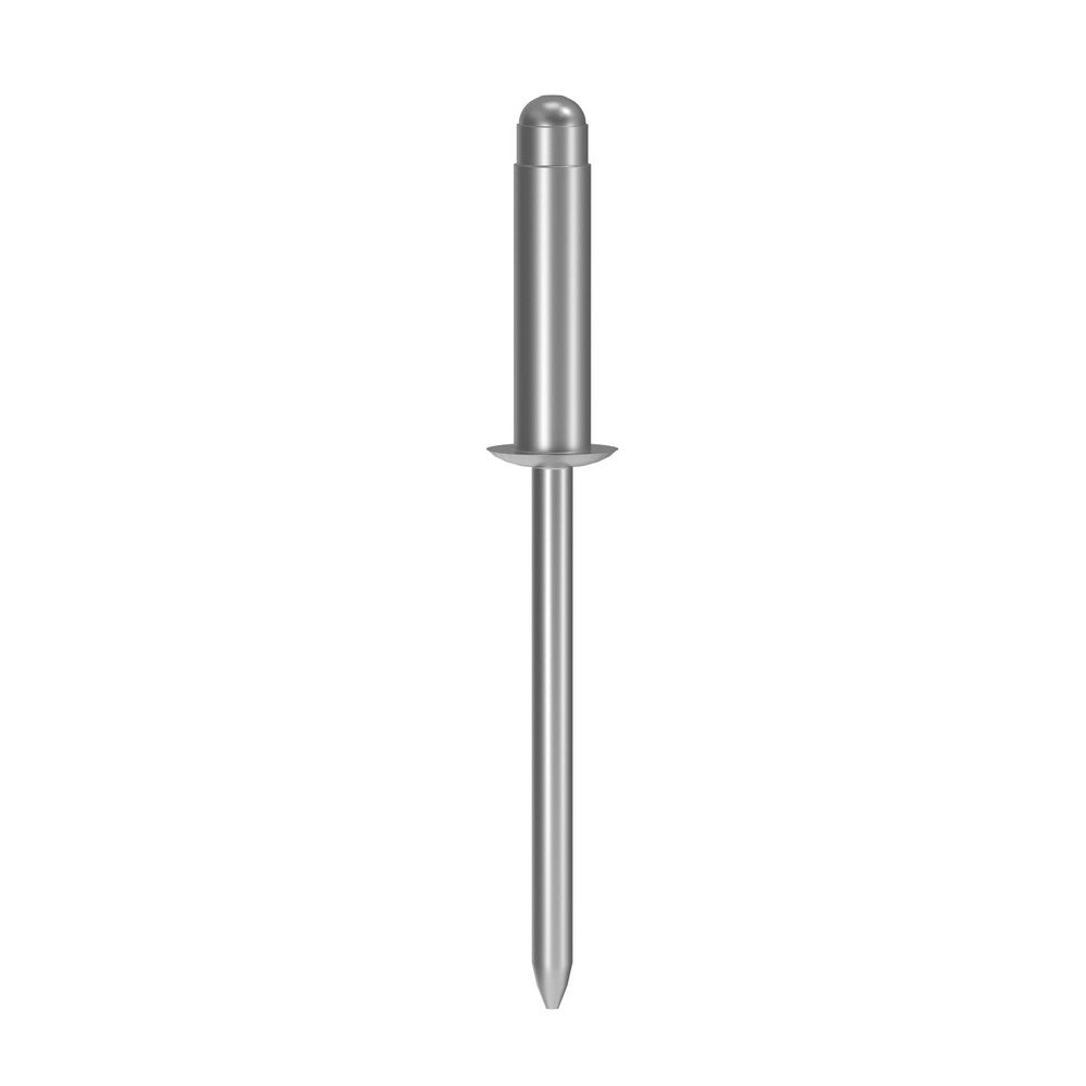 RivetKing ABL0630PWH/P100 Tri Folding Blind Rivet Size 630, Dome Head, Aluminum Body, Aluminum Mandrel