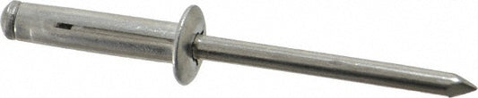 RivetKing ABL0625/P100 Tri Folding Blind Rivet Size 625, Dome Head, Aluminum Body, Aluminum Mandrel