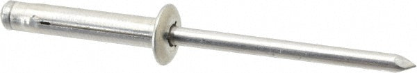 RivetKing ABL0630/P100 Tri Folding Blind Rivet Size 630, Dome Head, Aluminum Body, Aluminum Mandrel