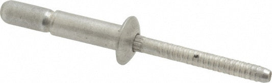 RivetKing ABA67/STR/P100 Structural with Locking Stem Blind Rivet Size 67, Dome Head, Aluminum Body, Aluminum Mandrel
