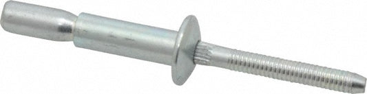 RivetKing SBS810/STR/P100 Structural with Locking Stem Blind Rivet Size 810, Dome Head, Steel Body, Steel Mandrel