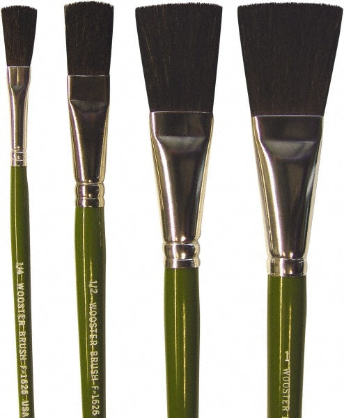 Wooster Brush F1626-3/4 Artist Brush 3/4" Industry Size, 3/4" Wide, Camel Hair