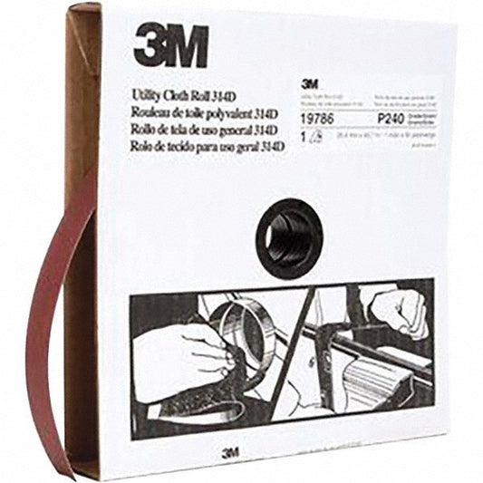 3M 7000118508 1" x 50 Yd 240 Grit Aluminum Oxide Shop Roll