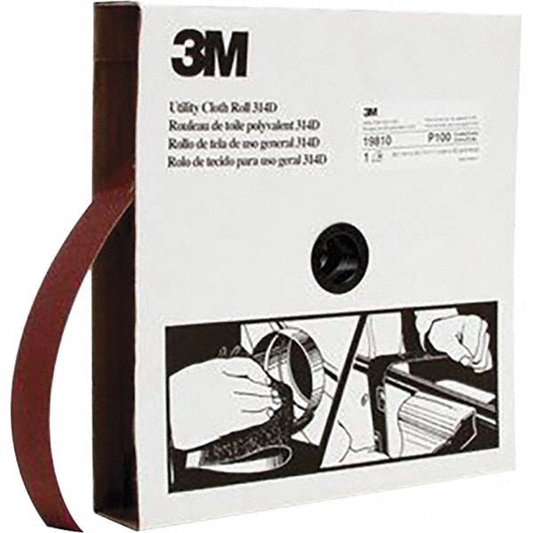 3M 7000118530 1-1/2" x 50 Yd 100 Grit Aluminum Oxide Shop Roll