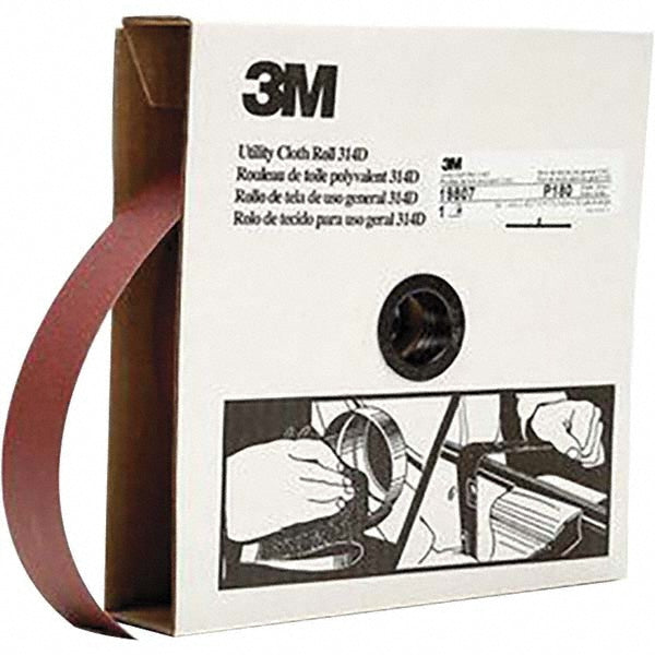 3M 7000118527 1-1/2" x 50 Yd 180 Grit Aluminum Oxide Shop Roll