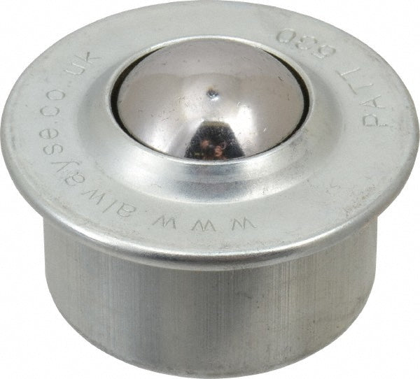 SKF M/5903791 Ball Transfer 30 mm Ball Dia, Carbon Steel, Round Base