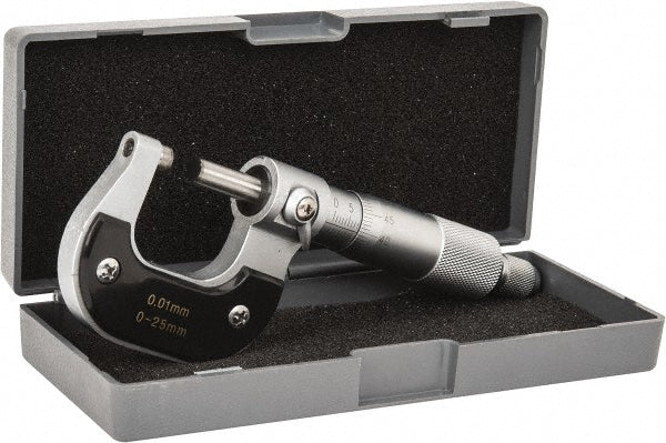 Value Collection 601-4025 Mechanical Outside Micrometer 0.01" Graduation