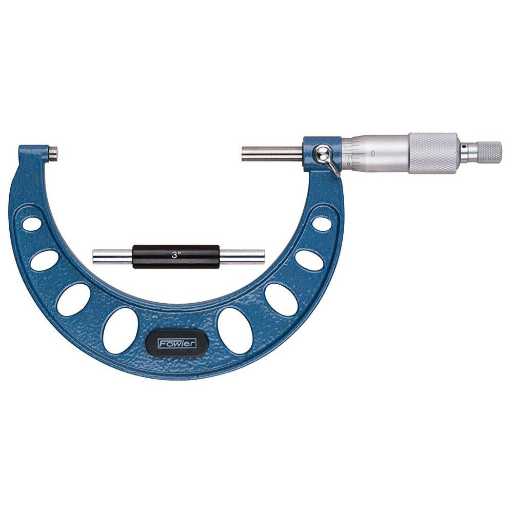 Fowler 52-240-004-1 Mechanical Outside Micrometer 4" Range, 0.0001" Graduation