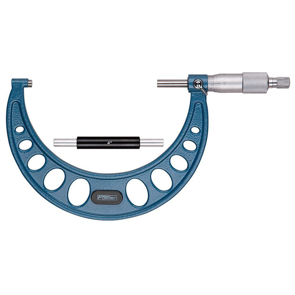 Fowler 52-240-005-1 Mechanical Outside Micrometer 5" Range, 0.0001" Graduation