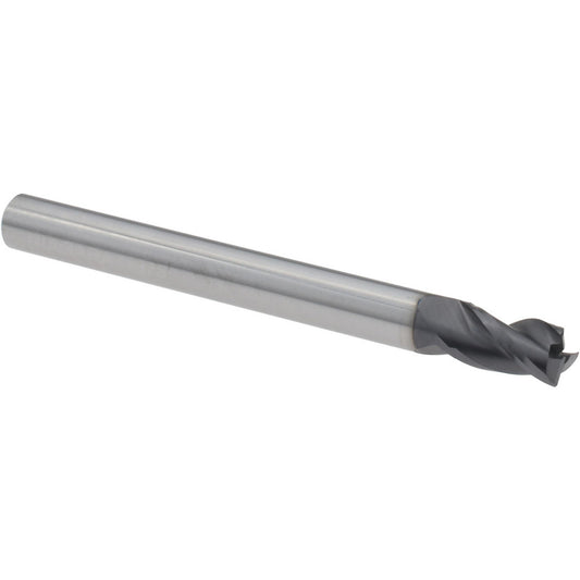 Seco 17003404 Corner Radius End Mill 3/16" Dia, 5/16" LOC, 0.0100" Radius, 3 Flute, Solid Carbide