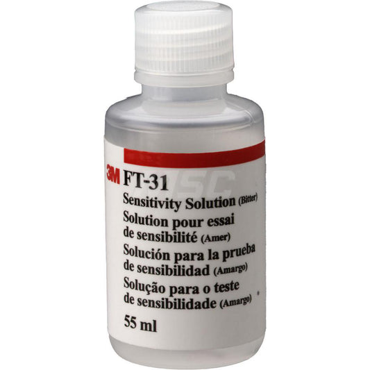 3M 7100004635 Respiratory Fit Testing Accessories Type Solution (Bitter)  Description Sensitivity Solution - Bitter (55ml bottle)  Solution Type Sensitivity Solution  Container Type Bottle  Container Size 55.0ml  