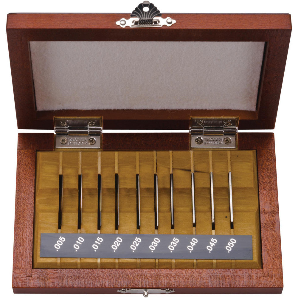 Mitutoyo 516-926-26 Gage Block Set 0.005 to 0.05'' Range, 10 Pc, Steel