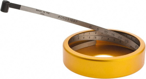 Pi Tape P1 0.001 Inch Graduation, 2 to 12 Inch Measurement, Spring Steel Diameter Tape Measure