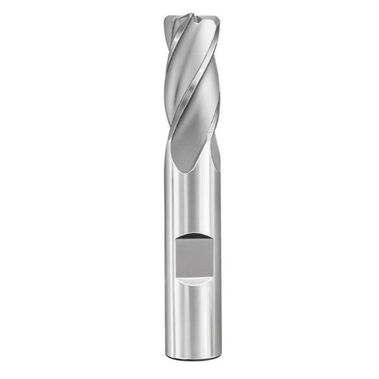 Kyocera SGS Precision Tools 38161 Corner Radius End Mill 3/16" Dia, 5/8" LOC, 0.0300" Radius, 4 Flute, Solid Carbide
