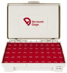 Vermont Gage 101400200 Class ZZ Plug Gage Set 0.0115 to 0.0605" Range, 50 Pc