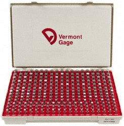 Vermont Gage 101400500 Class ZZ Plug Gage Set 0.2515 to 0.5005" Range, 250 Pc