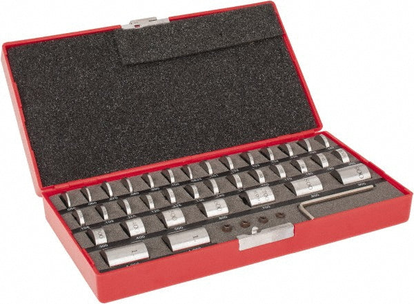 Value Collection 630-4050 Gage Block Set 0.05 to 1'' Range, 36 Pc