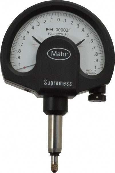 Mahr 4335900 0 Inch Graduation, 0.001 Inch Max Measurement, Dial Comparator Gage