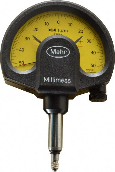 Mahr 4334000 1 micro m Graduation, Accuracy Up to 1 m, 50 micro m Measurement, Dial Comparator Gage