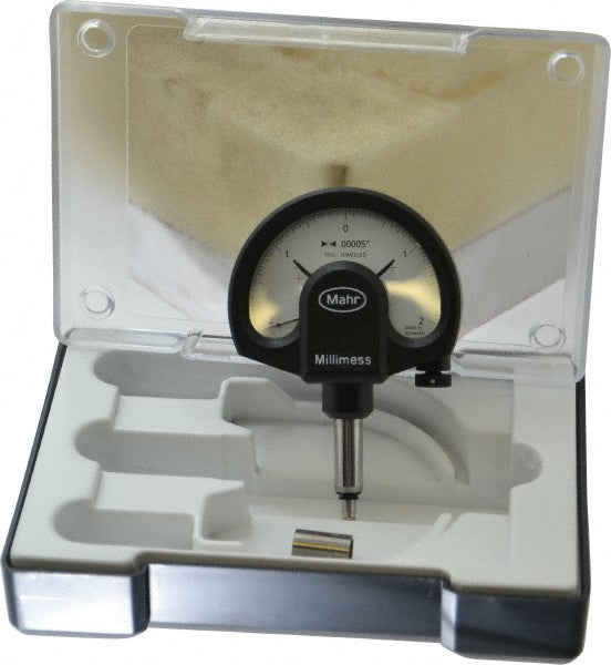 Mahr 4334900 0.000050 Inch Graduation, Accuracy Up to 0.000050 Inch, 0.0020 Inch Max Measurement, Dial Comparator Gage