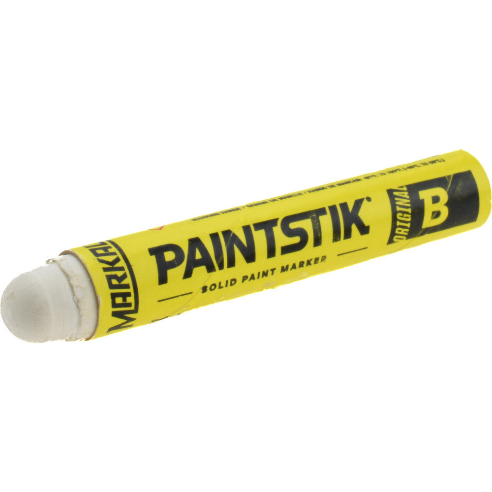 Markal 80220 Solid Paint Marker White, Oil Base, Round Tip
