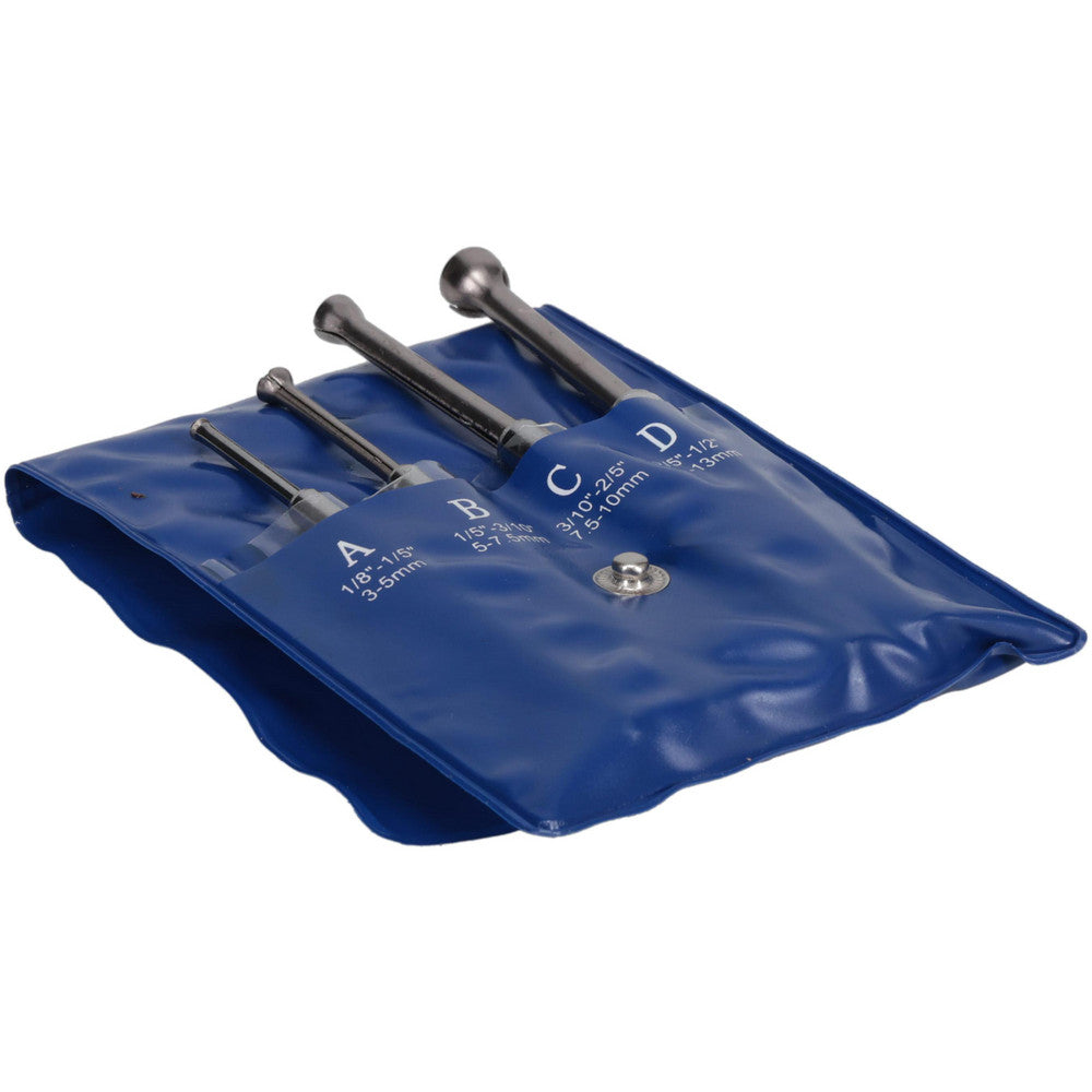 Value Collection 615-6250 1/8 to 1/2 Inch Measurement, Small Hole Gage Set