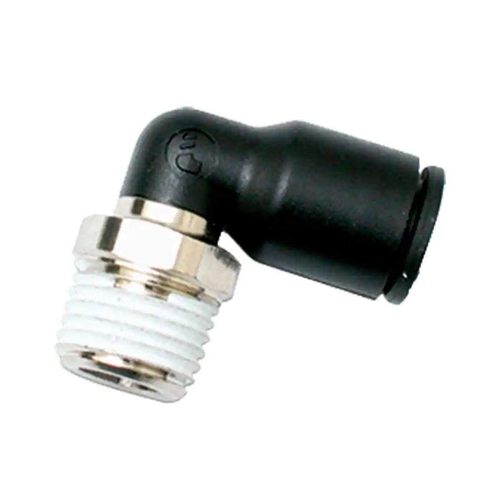 Legris 3109 53 08 Push-To-Connect Tube Fitting Male Elbow, 1/16" Thread, 1/8" OD