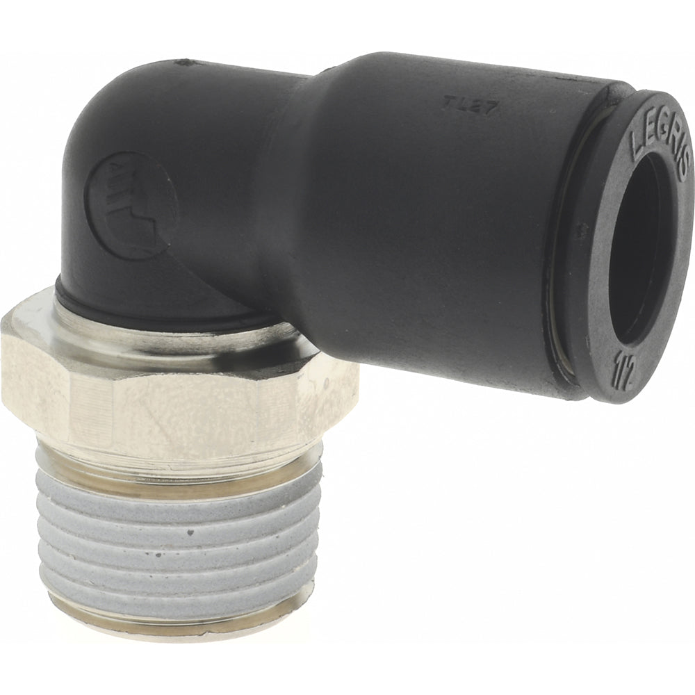 Legris 3109 62 22 Push-To-Connect Tube Fitting Male Elbow, 1/2" Thread, 1/2" OD
