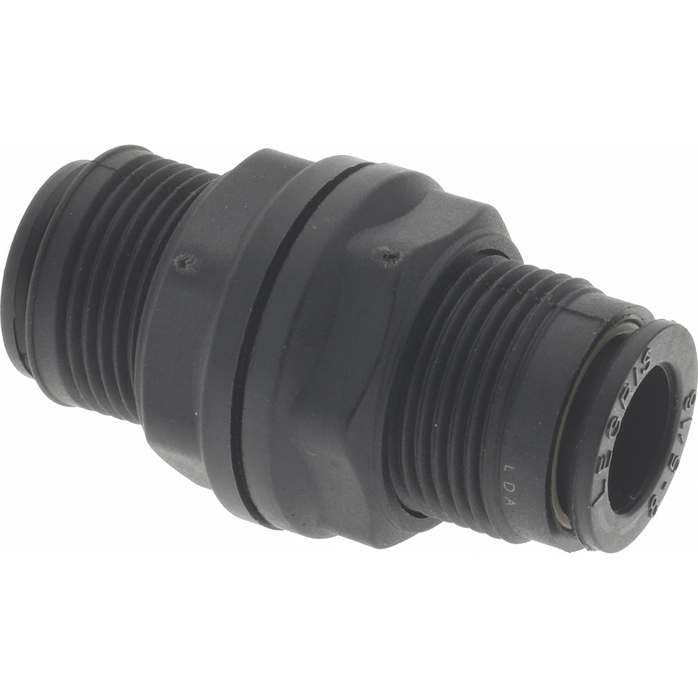 Legris 3116 08 00 Push-To-Connect Tube to Tube Tube Fitting Bulkhead Union, 5/16" OD