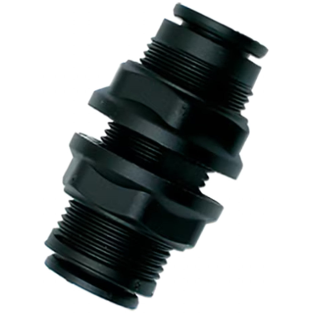 Legris 3116 56 00 Push-To-Connect Tube to Tube Tube Fitting Bulkhead Union, 1/4" OD