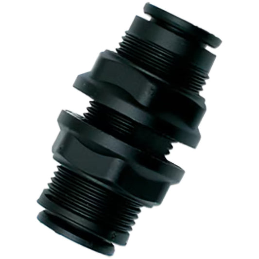 Legris 3116 60 00 Push-To-Connect Tube to Tube Tube Fitting Bulkhead Union, 3/8" OD