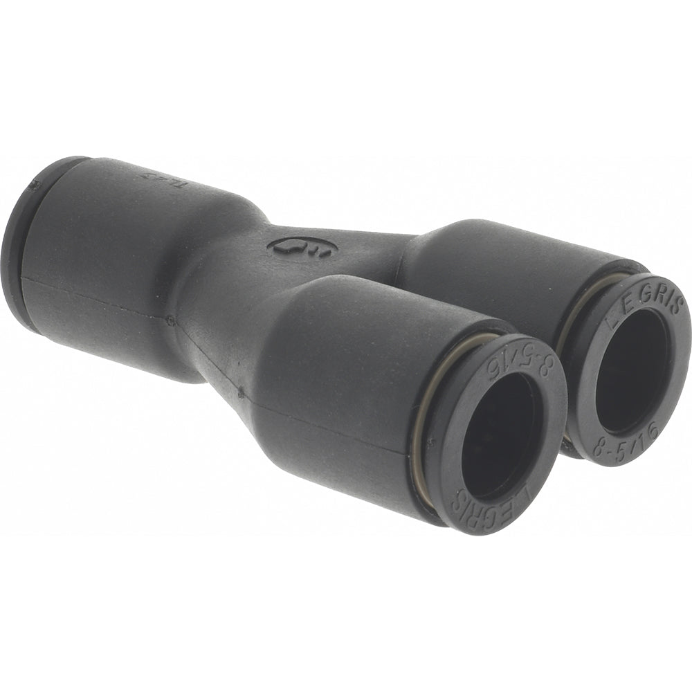Legris 3140 08 00 Push-To-Connect Tube to Tube Tube Fitting Union Y, 5/16" OD