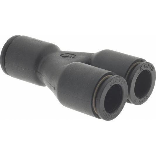 Legris 3140 08 00 Push-To-Connect Tube to Tube Tube Fitting Union Y, 5/16" OD