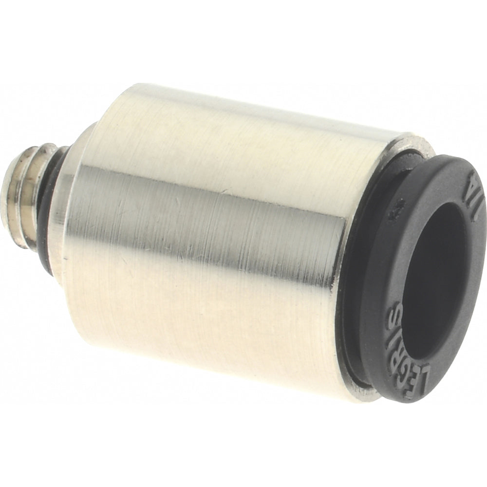 Legris 3171 56 20 Push-To-Connect Tube Fitting Connector, #10-32 Thread, 1/4" OD