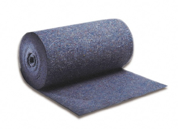 Brady SPC Sorbents RAG36150 Sorbent Pad Universal Use, 3' Wide, 150' Long, 55 gal, Blue & Gray