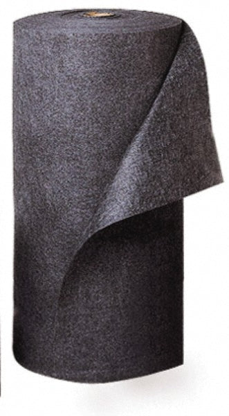 Brady SPC Sorbents SIR36 Sorbent Pad Universal Use, 3' Wide, 300' Long, 59 gal, Gray