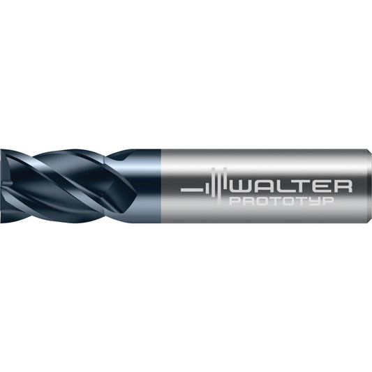 Walter-Prototyp 8417265 Square End Mill 3/8" Dia, 1-1/4" LOC, 4 Flute, Solid Carbide