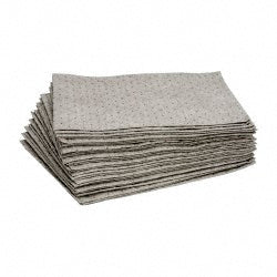 Brady SPC Sorbents MRO300 Sorbent Pad Universal Use, 15" Wide, 19" Long, 20.5 gal, Gray