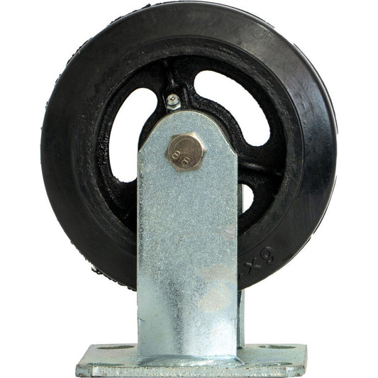 Pro-Source PRO-FC0621 Caster Wheels Wheel Diameter (Inch) 6  Mount Type Plate  Wheel Width (Inch) 2  Wheel Hardness Hard  Style Rigid  Frame Material Steel