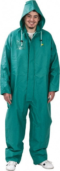 OnGuard 71022.XL Rain Coveralls Size X-Large, Green, Nylon & PVC
