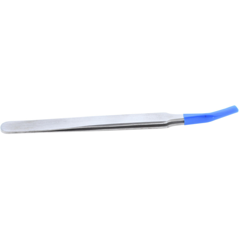 Value Collection 11025-SS Assembly Tweezer Stainless Steel, Sharp Bent Point Tip, 4-1/4" OAL