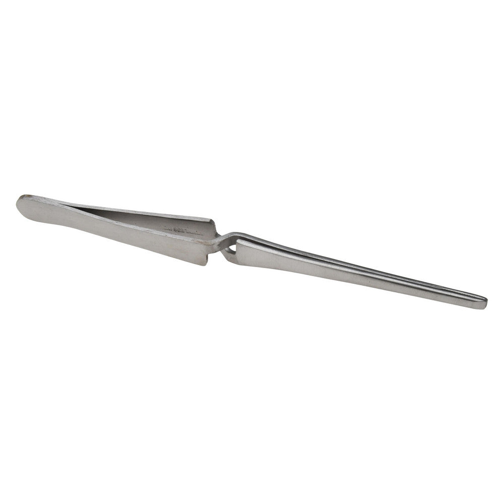 Value Collection 10204 Assembly Tweezer Stainless Steel, Self-Closing & Blunt Serrated Point Tip, 6-1/2" OAL