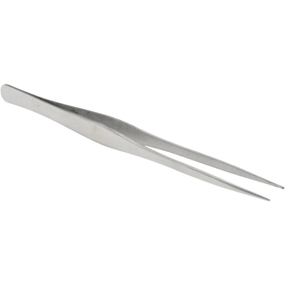 Value Collection 10207 Assembly Tweezer Stainless Steel, Straight Tip, 6-1/2" OAL