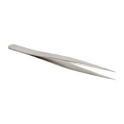 Erem 3CSA Precision Tweezer 3C-SA, Straight Tip, 4-3/8" OAL