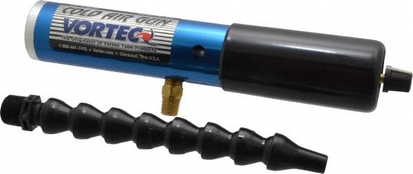 Vortec 610-1 8" Long Hose, 900 BTU/Hr Air Capacity, 1 Outlet, Cold Air Gun