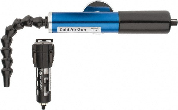 Vortec 610 8" Long Hose, 900 BTU/Hr Air Capacity, 1 Outlet, Cold Air Gun Kit