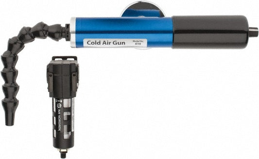 Vortec 610 8" Long Hose, 900 BTU/Hr Air Capacity, 1 Outlet, Cold Air Gun Kit