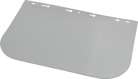 Sellstrom S35000 Face Shield Windows & Screens Face Shield, Clear, 8" High, 0.04" Thick