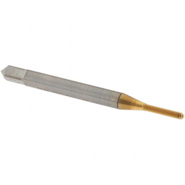 OSG 1400100005 Thread Forming Tap #0-80 UNF, 3B Class of Fit, Bottoming Chamfer, Cobalt, TiN Finish